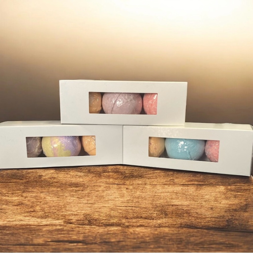 Hand Crafted Luxury Oasis Bath Bomb Collection – Assorted Trio